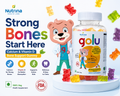 Golu Calcium & Vitamin D Gummies for Kids – Bone Support (30 Gummies)
